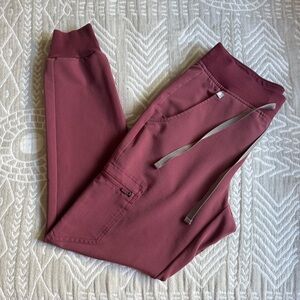 FIGS RARE XS Dark Cherry Zamora Jogger